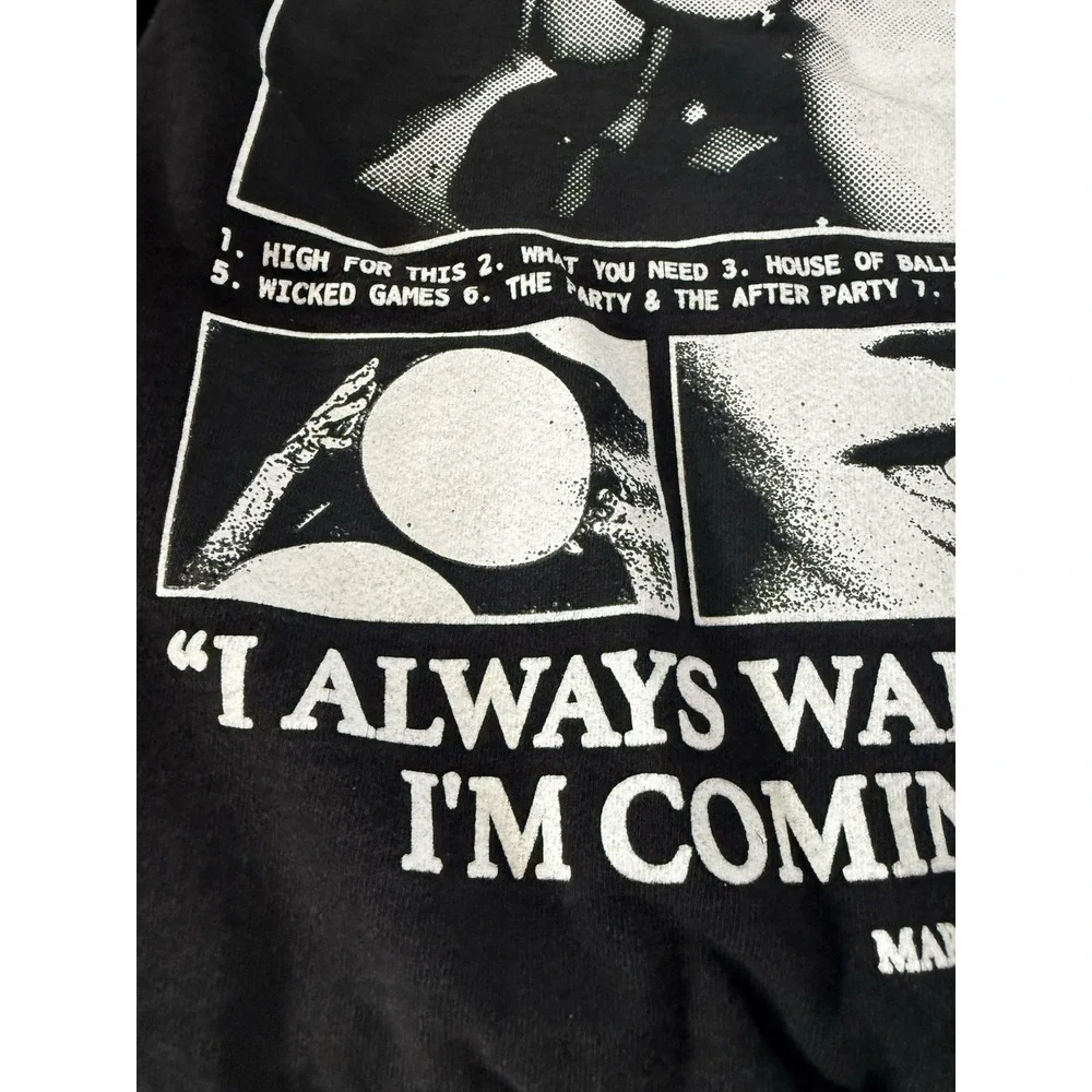 The Weeknd House of Balloons He's What You Want, Im What You Need Black Hoodie S - Picture 4 of 11